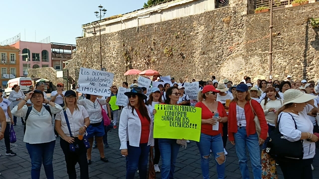 Jubilados del Poder Judicial exigen respeto a decretos pensionatorios