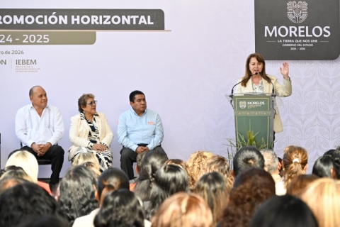 Reconoce gobernadora Margarita Gonz&aacute;lez Saravia trabajo y vocaci&oacute;n de las maestras y maestros de Morelos