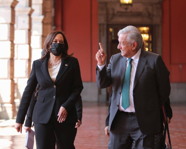 Kamala Harris ayudará a garantizar internet en todo México.