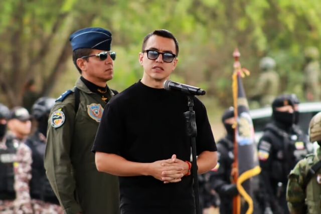 Daniel Noboa, presidente de Ecuador.