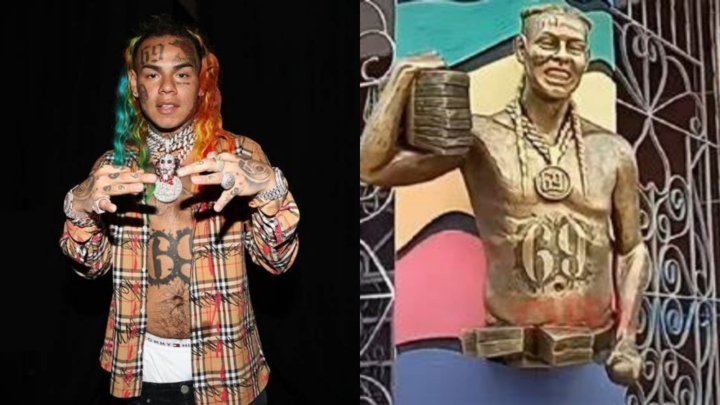 Develan estatua de Tekashi 6ix9ine en Cuba: Es criticada por usuarios