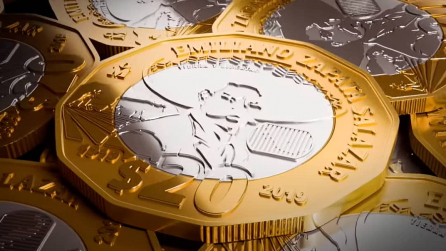 Banxico anunció lanzamiento de esta nueva moneda de 20 pesos en honor a Emiliano Zapata.