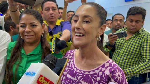 Llega Claudia Sheinbaum a Veracruz