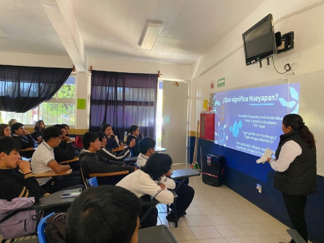 Hueyapan conmemora el D&iacute;a Mundial del Agua