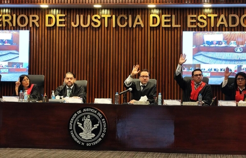 Realiza TSJ Morelos sesión para elección de terna