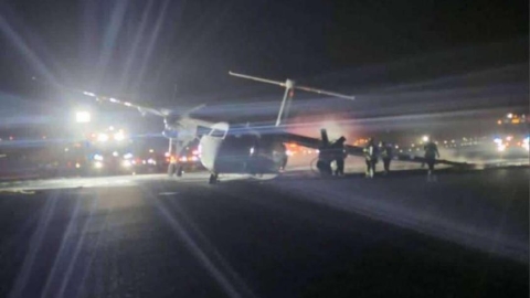 Avión de Air Canada sufre incendio durante aterrizaje