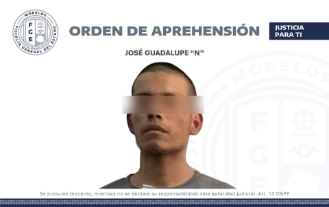 José Guadalupe “N” fue detenido en 2024 con varias dosis de “cristal”; además, enfrenta procesos por otros delitos como homicidio calificado, portación de arma de fuego y robo calificado.