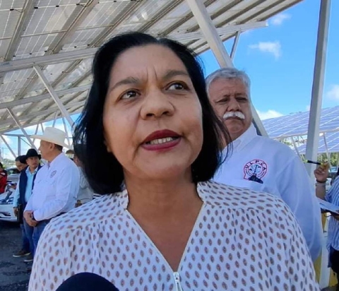 La titular de la Sedagro, Margarita Galeana Torres.