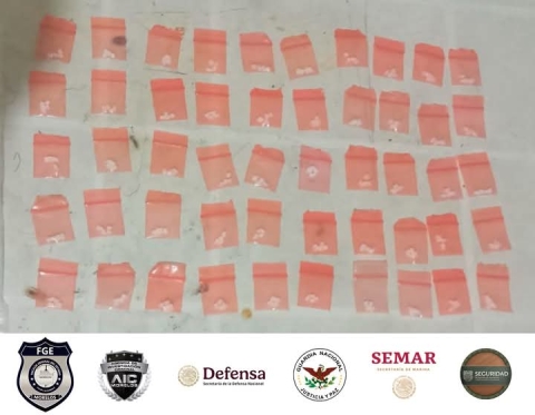 La droga quedó a cargo del Ministerio Público.