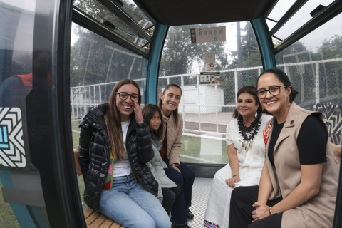 Sheinbaum y Brugada anuncian teleférico más largo del mundo para CDMX