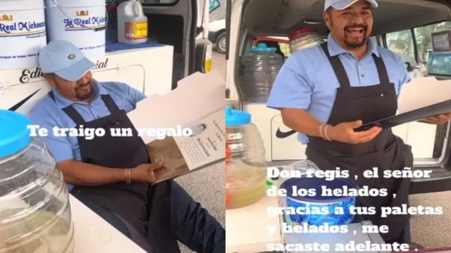 Viral en redes: Joven conmueve al entregar su título a padre comerciante