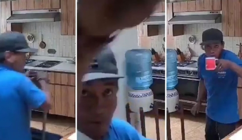 Insólito robo en Puebla: entra a casa, hurta objetos y hasta desayuna con calma