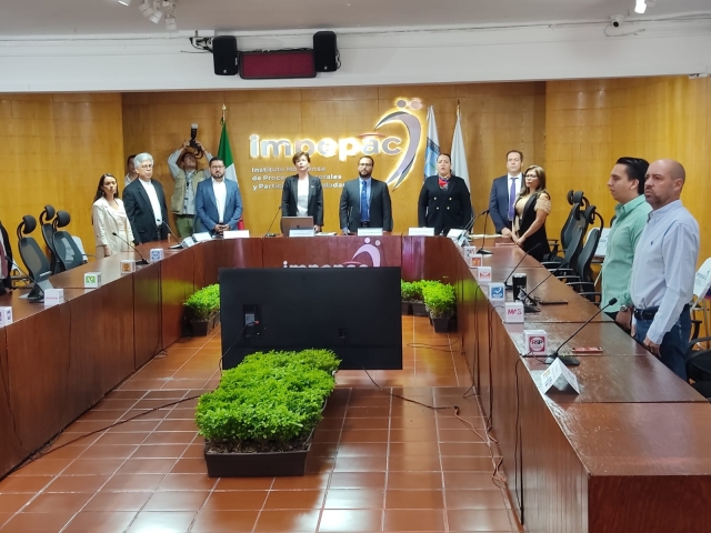 Inició sesión extraordinaria del Consejo Estatal Electoral del Impepac