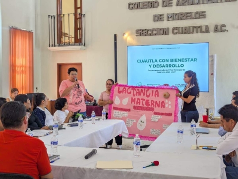 Cuautla promueve la lactancia materna 