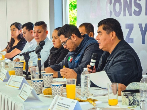 Autoridades de los tres niveles de gobierno se dieron cita en la reunión.