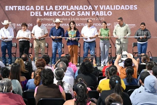 Impulsa gobernadora Margarita González Saravia economía de la región oriente al mejorar condiciones del mercado San Pablo en Axochiapan