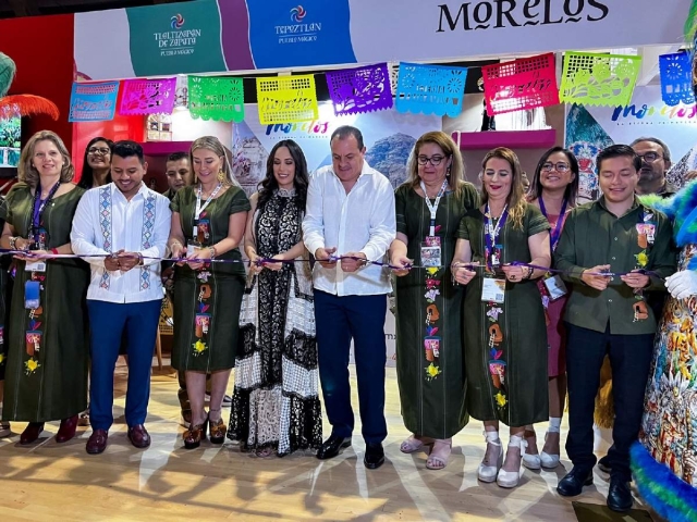 Impulsa Cuauhtémoc Blanco a pueblos mágicos de Morelos en tianguis internacional