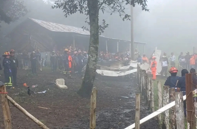 Avioneta se desploma en Guatemala y deja tres fallecidos