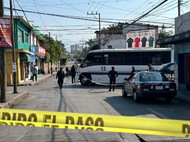 El chofer y la “ruta” quedaron a cargo de las autoridades.