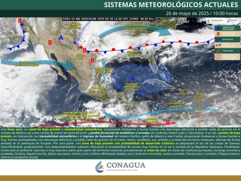 Días lluviosos y tardes calurosas para esta semana en Morelos