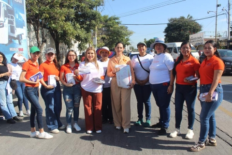 Las autoridades recorrieron diversas zonas de la ciudad.