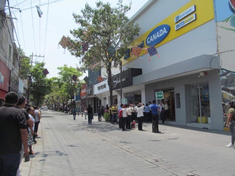 Municipios de la región sur cumplieron con el simulacro de sismo para hacer conciencia acerca del cuidado entre la población.