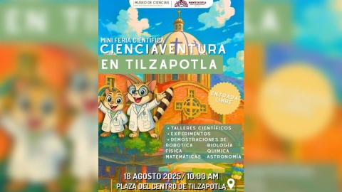 Realizarán en Tilzapotla Mini Feria Científica para infantes