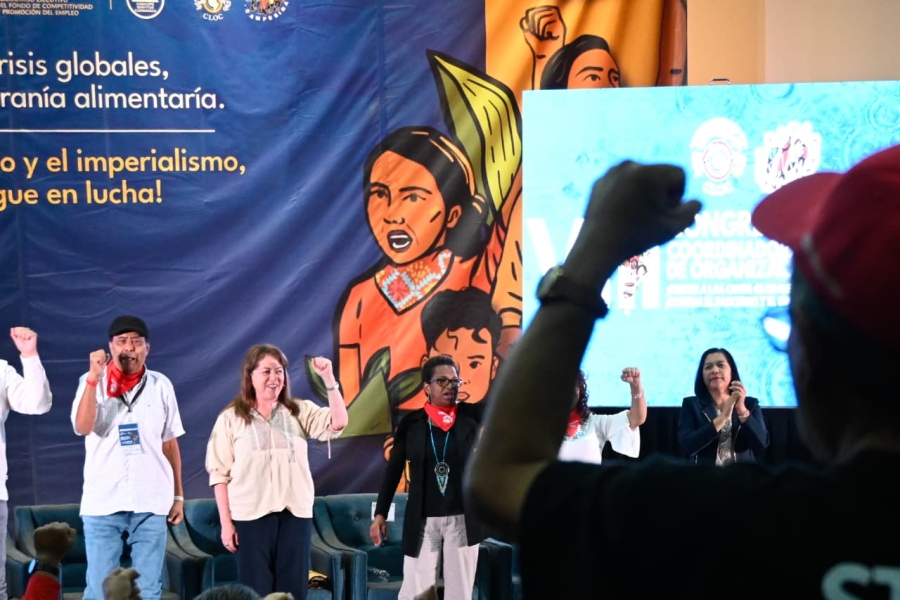 Respalda Margarita González Saravia causas del campo desde encuentro continental internacional de la Cloc-Vía Campesina