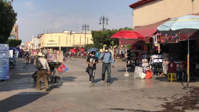 Los ambulantes ya habían sido retirados del primer cuadro de la ciudad, hace unos días.