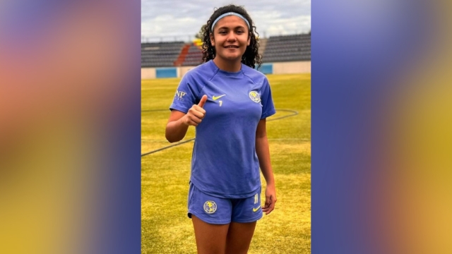 La disciplina, talento y constancia le ha rendido frutos a la joven Merick López quien ya entrena con América Femenil Sub 15.