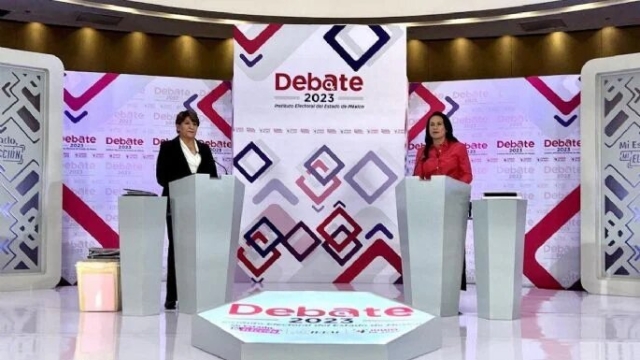 Propuestas incompletas y acusaciones marcan primer debate entre Delfina Gómez y Alejandra del Moral