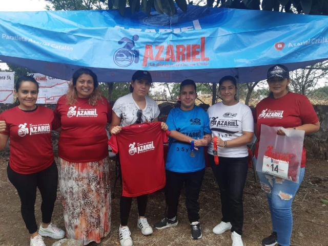 La Unión de Morelos, patrocinador oficial de la carrera de Azariel &quot;La discapacidad no me limita&quot;.