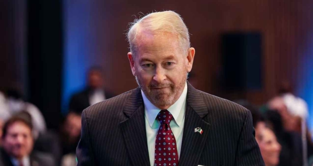 Ronald Johnson,  embajador de Estados Unidos en M&eacute;xico.