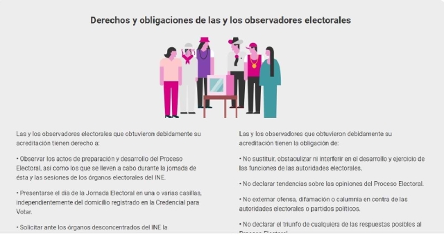 Hay poco interés para ser observador electoral en el Distrito 04