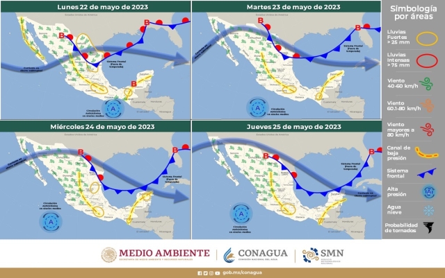 Habrá lluvia vespertina a nocturna para penúltima semana de mayo en Morelos