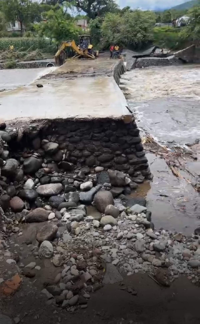 No es la primera vez que la estructura colapsa a causa de las lluvias.