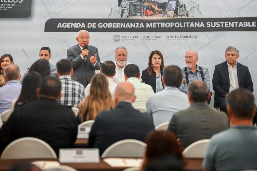 Atiende Gobierno de Morelos 'Agenda de Gobernanza Metropolitana Sustentable'