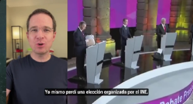 Yo perdí una elección organizada por el INE, acepté el resultado y hoy lo defiendo: Anaya