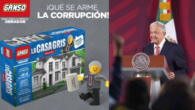 ‘Ternuritas’, dice AMLO a senadores que presentaron legos de la ‘Casa Gris’