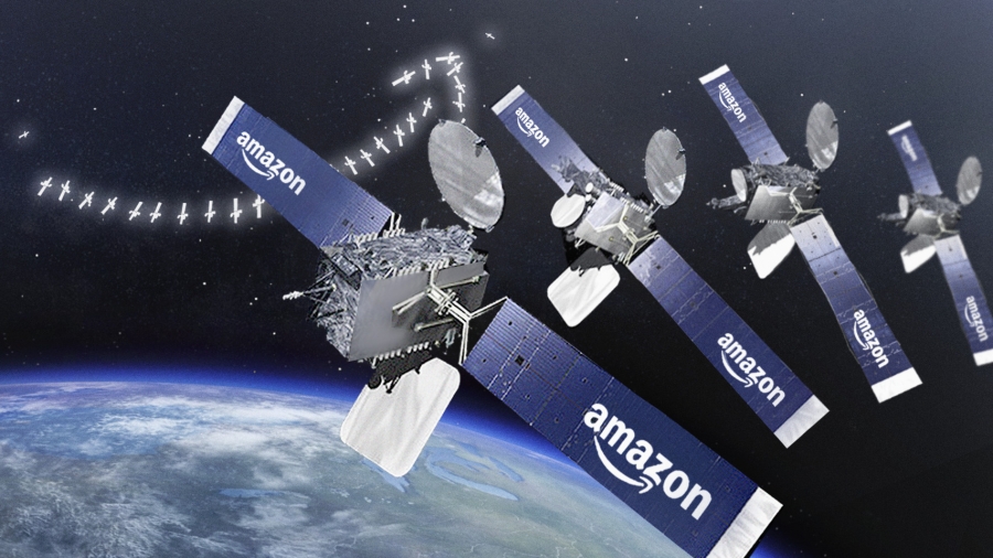 Amazon desafía a Starlink: Éxito rotundo en la prueba de su internet satelital, 'KuiperSat,