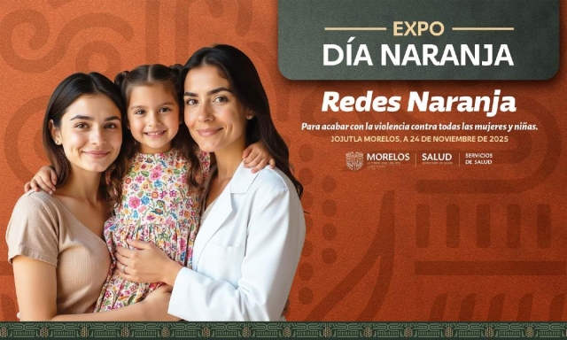 La expo “Día naranja” se realizará este lunes en el auditorio municipal de Jojutla.