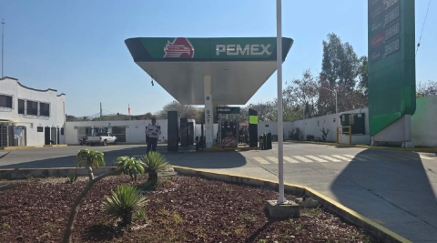 Este miércoles no hubo servicio en la gasolinera debido a que seguía acordonada.