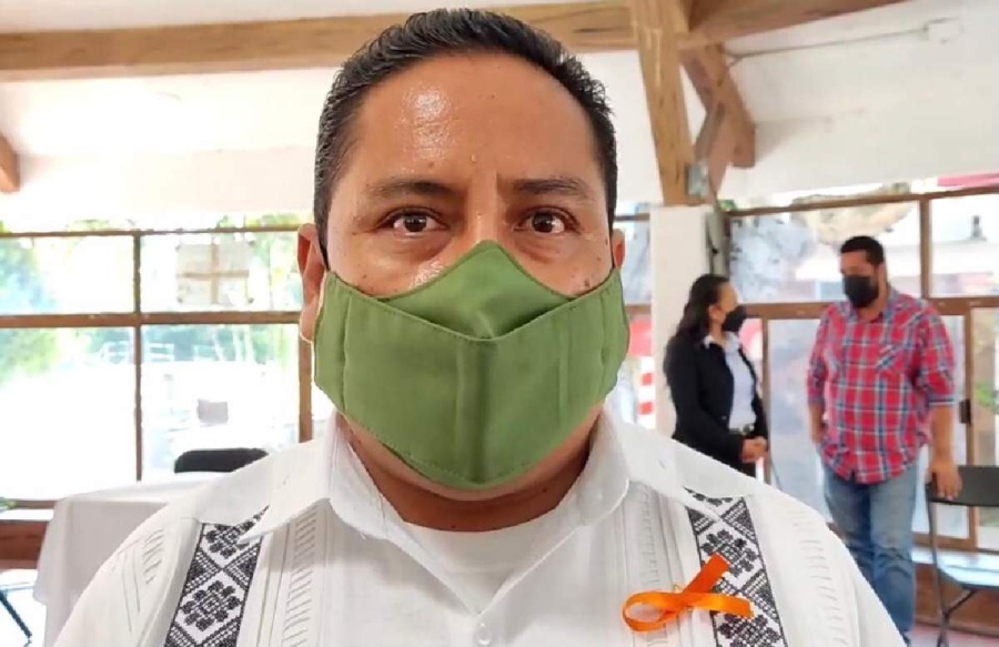 Gilberto Nájera Justiniano, gobernador de los pueblos indígenas de Morelos.