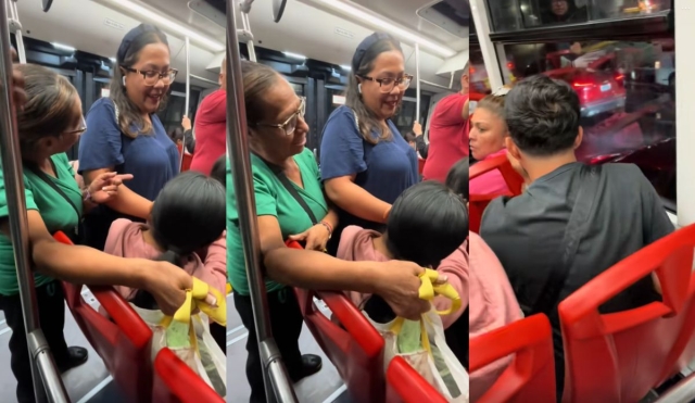 &#039;A últimas yo me siento&#039;: Joven evita pelea por asiento en el Metrobús de CDMX y se vuelve viral