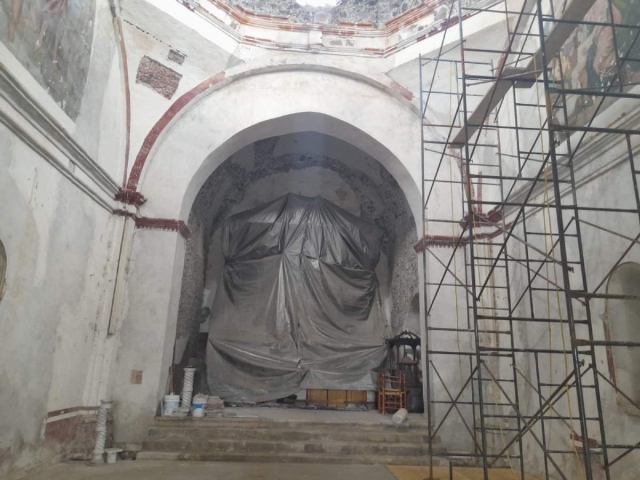 No se informó en cuánto tiempo quedará rehabilitada la iglesia.