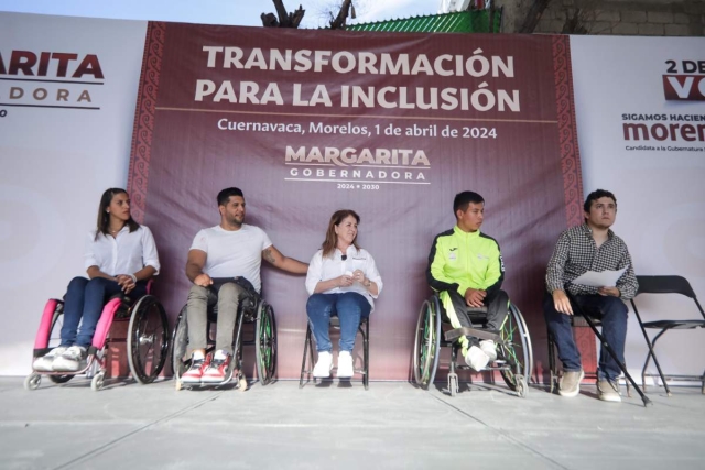 Margarita González Saravia planteó la creación del instituto de las personas con discapacidad, para establecer políticas y programas dirigidos a esta población.