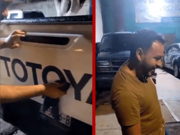 Equivocación viral: Camioneta Toyota recibe rotulación errónea y desata risas