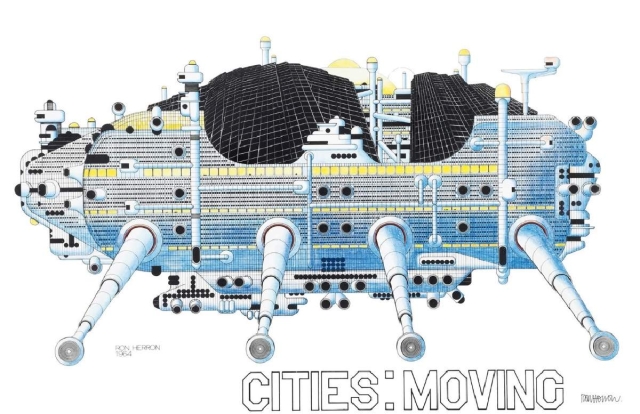 Walking City, Archigram (1964).