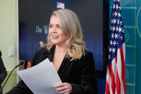 Karoline Leavitt, portavoz de la Casa Blanca.
