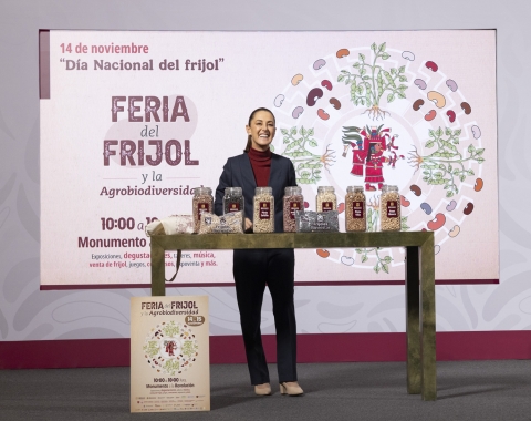 Gobierno presenta &lsquo;Frijoles Bienestar&rsquo; e invita a la Feria del Frijol